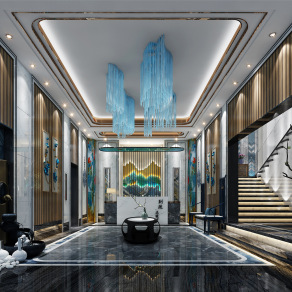 新中式接待大厅